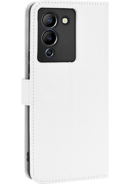 Infinix Not 12 G96 Kapak Için Kılıf Kickstand Kart Tutucu Manyetik Cüzdan (Yurt Dışından)