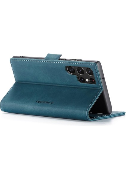 Samsung Galaxy S22 Için Flip Case Ultra Flip Folio Kitap Kılıf Kart Yuvası Pu (Yurt Dışından)