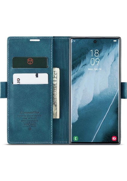 Samsung Galaxy S22 Için Flip Case Ultra Flip Folio Kitap Kılıf Kart Yuvası Pu (Yurt Dışından)