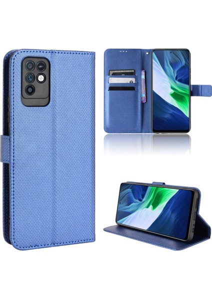 Infinix Not 10 Için Kılıf Kapak Manyetik Cüzdan Kickstand Kart Tutucu (Yurt Dışından)