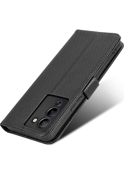 Infinix Not 12 G96 Kapak Için Kılıf Kickstand Kart Tutucu Manyetik Cüzdan (Yurt Dışından)