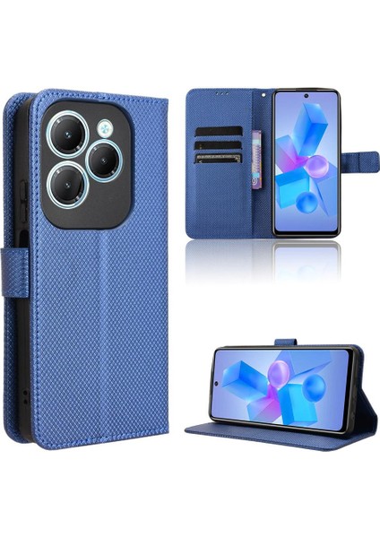 Infinix Sıcak 40 Pro 4g Için Kılıf Kapak Manyetik Cüzdan Kickstand Kart Tutucu (Yurt Dışından)
