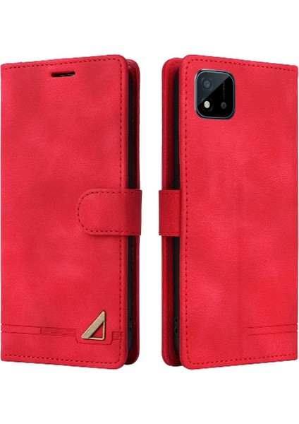 Realme C20 Cüzdan Için Flip Case Basit Iş Darbeye Kapak Çevirin (Yurt Dışından)