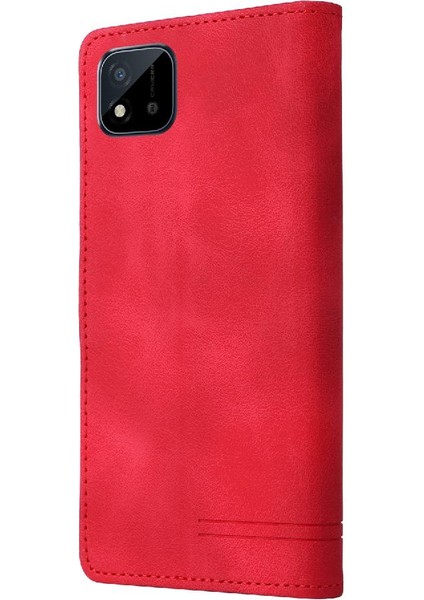 Realme C20 Cüzdan Için Flip Case Basit Iş Darbeye Kapak Çevirin (Yurt Dışından)