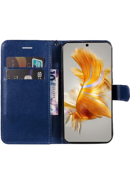 Kart Yuvası ile Huawei Mate 50 Iş Cüzdan Telefon Kılıfı Için Flip Case (Yurt Dışından)