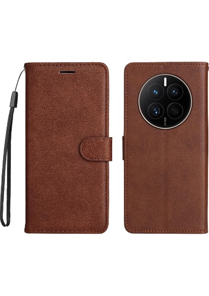 Kart Yuvası ile Huawei Mate 50 Iş Cüzdan Telefon Kılıfı Için Flip Case (Yurt Dışından)