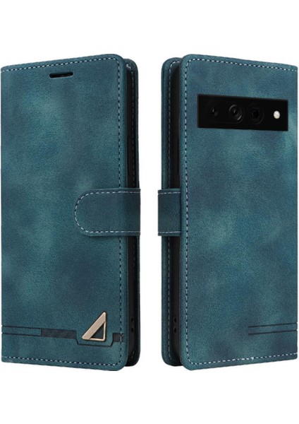 Google Piksel 7 Pro Flip Kapak Için Flip Case Darbeye Deri Kılıf (Yurt Dışından)