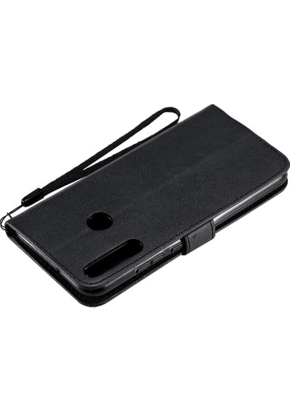 Kart Yuvası Klasik Katı ile Huawei Y7P Yüksek Kaliteli Deri Için Flip Case (Yurt Dışından)