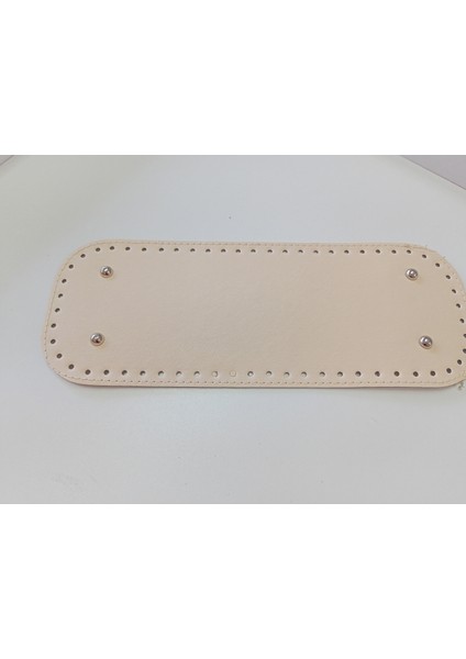 Deri Çanta Tabanı 12,5X33 Rivetli Dikdörtgen