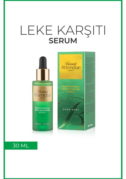 Beaute Attendue Leke Karşıtı, Aydınlatıcı, Arbutin Ve C Vitaminli Cilt Bakım Serumu