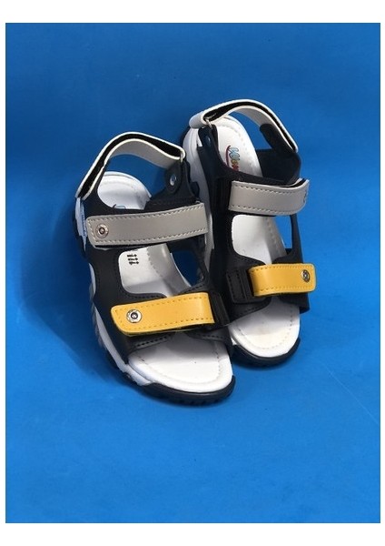 K-120P Erkek Çocuk Günlük Sandalet Lacivert - Sarı - Mavi modelleri