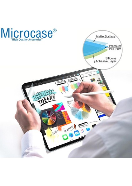 AL3289 iPad Pro 11 2024 Tablet Paper Like Pencil Destekli Kağıt Hissi Veren Mat Ekran Koruyucu modelleri