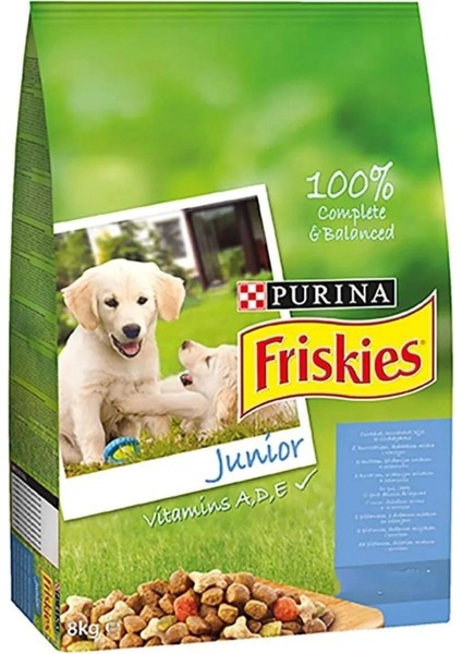 Köpek Junior Tavuklu ve Sebzeli Kuru Yavru Köpek Maması 2.4 kg