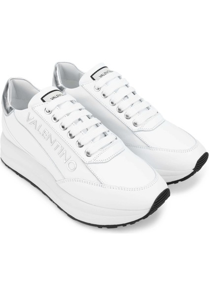 Kadın Deri Beyaz/gümüş Sneakers & Spor Ayakkabı 1040 91E1002 Bn Ayk Y24 Whıte/sılver fiyatları