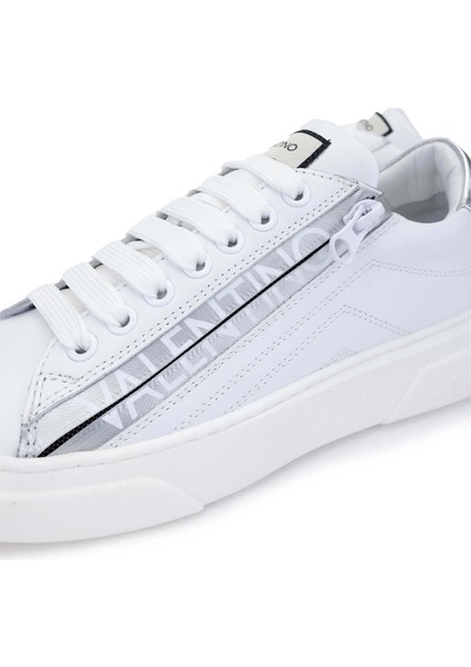 Mario Valentino Kadın  Deri Beyaz/gümüş Sneakers & Spor Ayakkabı 1040 91S3902 Bn Ayk Y24 Whıte/sılver