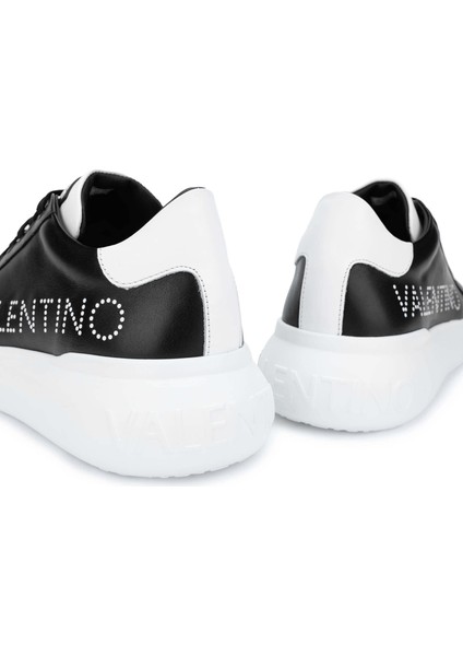 Mario Valentino Unisex  Deri Siyah Sneakers & Spor Ayakkabı 1040 95B2302 Ayk Y24 Black/whıte