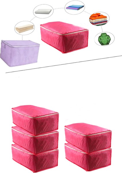 Gri 6 Adet - Büyük Boy Bazaaltı ve Çekyat Hurç 64 x 45 x 22 cm Antrasit Neopren 0% 100 Polipropilen