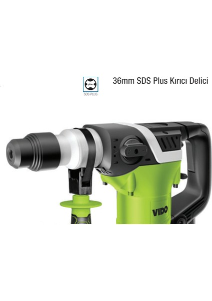 36MM Sds Plus Kırıcı Delici (1500W)