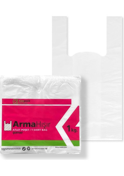 Ambalaj Pazarı Arma Hışır Atlet Poşet (Büyük) - 1 kg