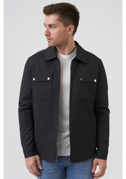 New York 58161 Slim Fit Mont Antrasit.
