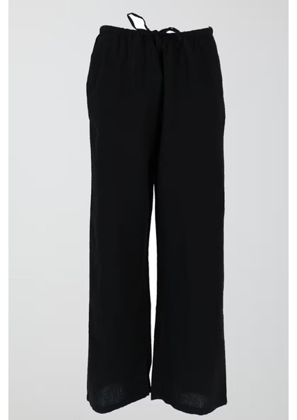 Siyah Elastik Belli Bol Kesim Pantolon MG2020 modelleri