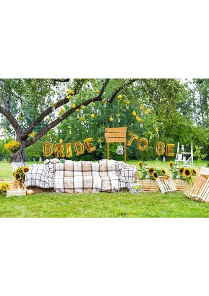 Bride To Be Yazılı 40 cm Folyo Balon Konsept Gold Renkli Altın Sarısı Bekarlığa Veda Partisi Balon fırsatları