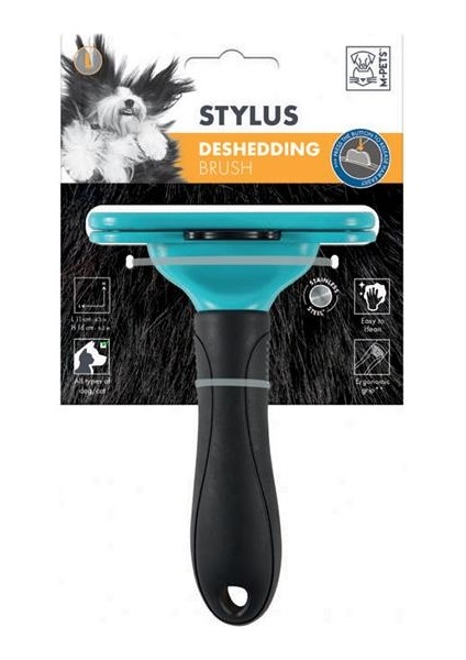 Stylus Furminatör Basmalı Kedi Köpek Tarağı Large