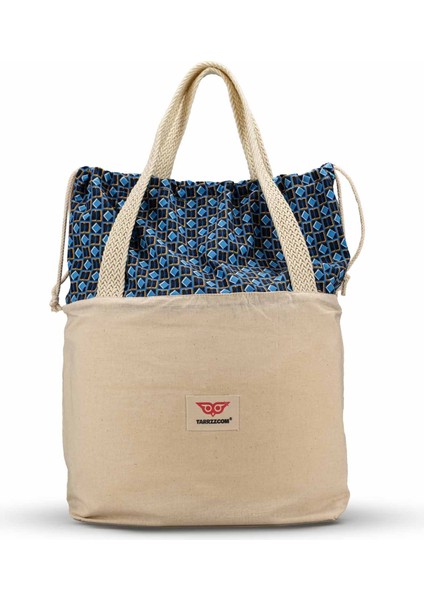 Nana Kanvas Tote Bag Omuz Çantası, Organik Keten Kumaş Kadın Omuz Çantası, Pamuk Kumaş Desenli Büzgülü Kadın Çantası, Özel Hasır Işleme Askılı Kadın Omuz Çantası fiyatları