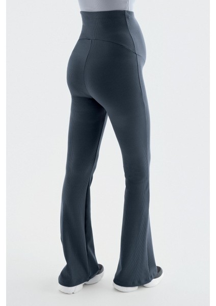 Yüksek Bel Esnek Toparlayıcı Hamile Tayt Materyal %90 Polyester F09 fiyatları