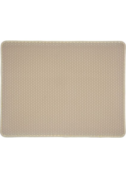 Bej Tarzı M 40X50cm Pet Kedi Kumu Mat Tuvalet Su Geçirmez Çift Katmanlı Kedi Kum Kumu Mat Eva Kediler Için Katlanabilir Pet Halı Yatak Pedleri Pet Malzemeleri (Yurt Dışından)