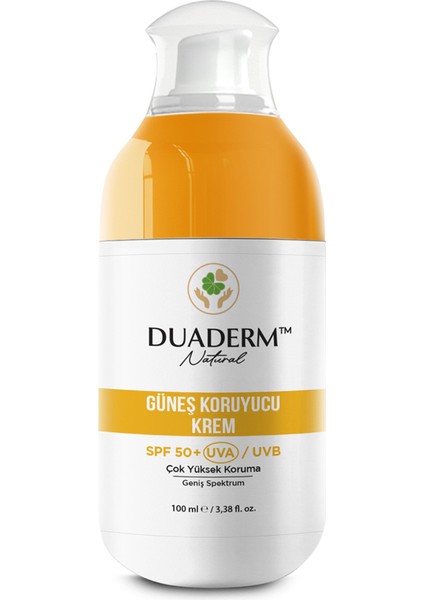 Yeni Filtreli C Vitaminli Yeni Yüz ve Vücut Güneş Kremi SPF50+ Vitamin C + Uva/Uvb 100 ml