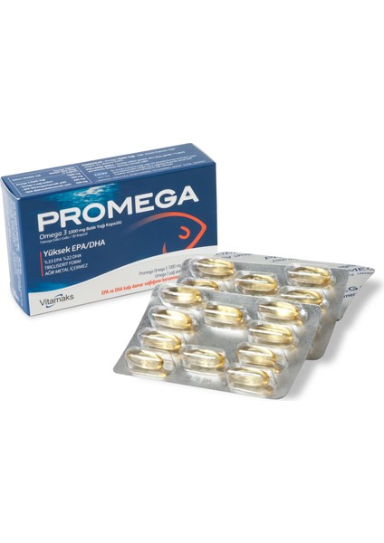 Promega 1000 Mg Omega 3 30 Kapsül