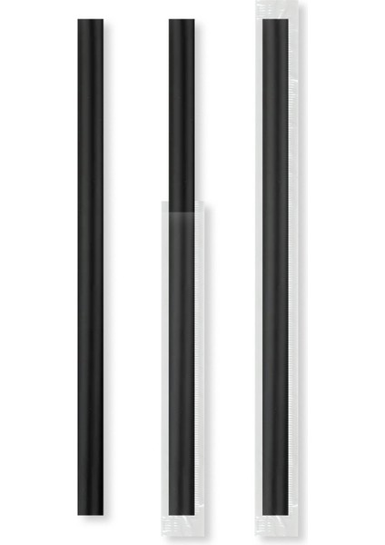 Plastik Jelatinli Frozen Pipet Siyah - 100 Adet