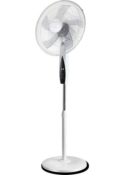 Dlc Ayaklı Zaman Ayarlı Uzaktan Kumandalı Vantilatör 50 Watt Beyaz