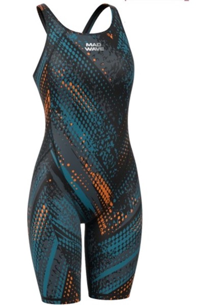 Kadın Yarış Mayosu Revolution S6, Grey - Renkli - XXS/UK22/12-13 Yaş