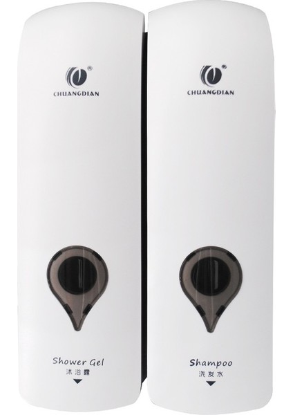 Chuangdian 300 ml x 2 Sondaj Duvara Monte Çift Sabunluk (Yurt Dışından)