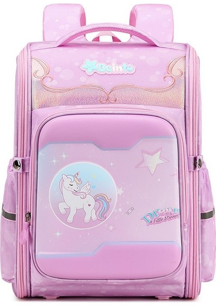 Shinee Yeni Ilkokul Okul Çantası Erkek Astronot Entegre Hafif ve Büyük Kapasiteli Yük Azaltma Omurga Çocuk Omuz Çantası (Yurt Dışından)