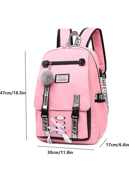 Hanzlucas Büyük Kapasiteli USB Şarj Portlu Okul Sırt Çantası (Yurt Dışından) modelleri