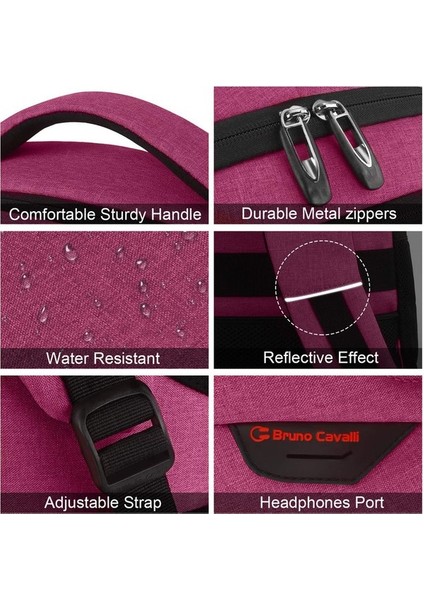 Kalesi USB Şarj Portlu Suya Dayanıklı Sırt Çantası (Yurt Dışından) modelleri