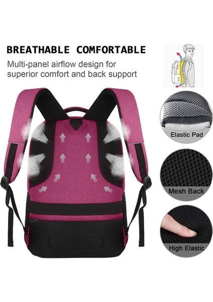 Kalesi USB Şarj Portlu Suya Dayanıklı Sırt Çantası (Yurt Dışından) fırsatları