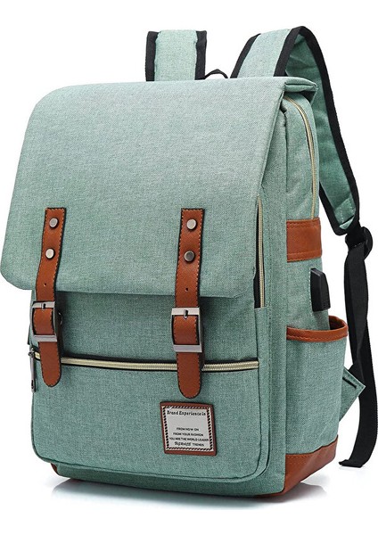 Kalesi USB Şarj Portlu Suya Dayanıklı Omuz Çantası (Yurt Dışından)