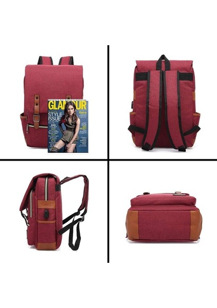 Kalesi USB Şarj Portlu Suya Dayanıklı Omuz Çantası (Yurt Dışından) indirimleri