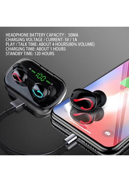 Shuai Yan Bluetooth 5.0 Kablosuz Kulaklık (Yurt Dışından)