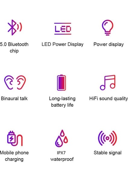 Shuai Yan Bluetooth 5.0 Kablosuz Kulaklık (Yurt Dışından)