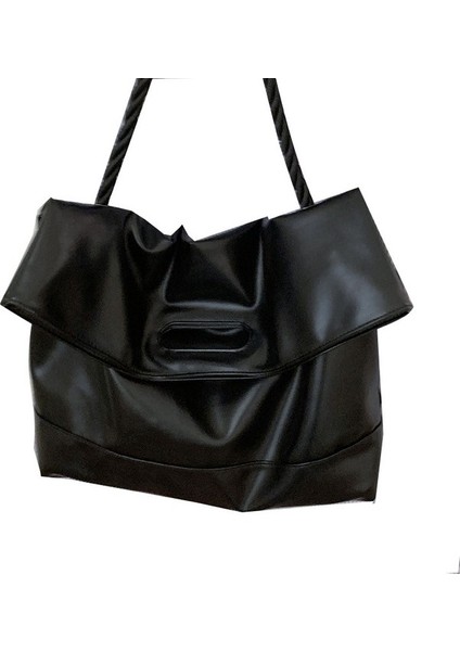 Lebeigo Retro Büyük Kapasiteli Koltuk Altı Çanta Kadın Çantası Yumuşak Yan Basit Tote Çanta Moda Banliyö Crossbody Çanta (Yurt Dışından) fiyatları