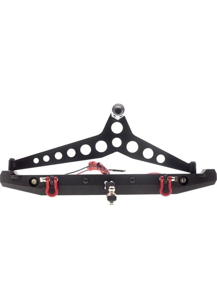 Shuai Yan 1/10 Rc Paletli Eksenel SCX10 Iıı 90046 AXI03007 Traxxas Trx-4 Için Metal Arka Tampon Yükseltme Parçaları Aksesuarları (Yurt Dışından)
