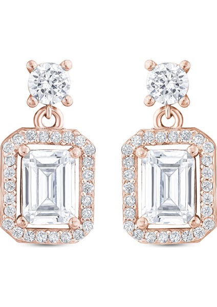 Baget Kesim 925 Ayar Gümüş Küpe