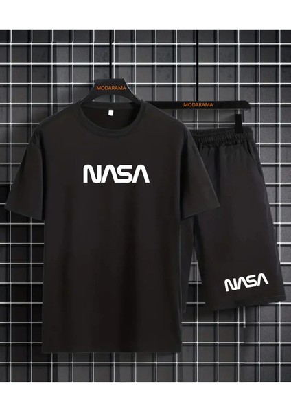 Nasa Baskılı Şort T-Shirt Takım