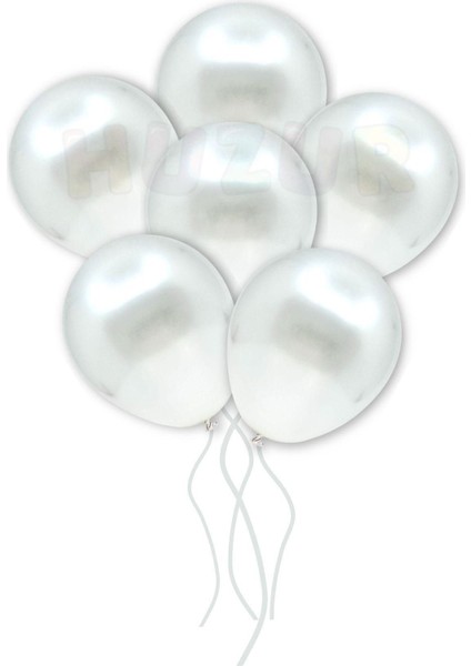 Gümüş Konfetili Şeffaf Balon Ve gümüş balon Seti 20 Adet modelleri