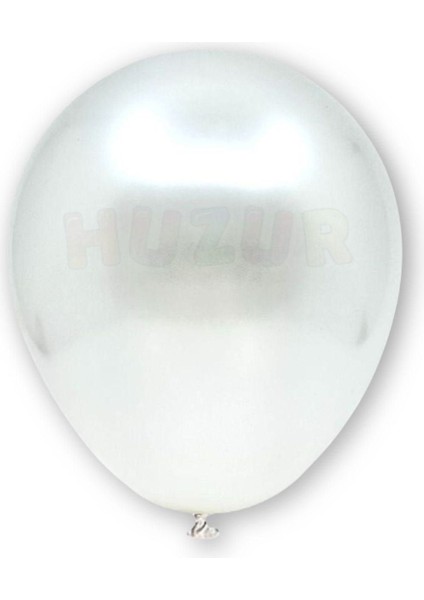 Gümüş Konfetili Şeffaf Balon Ve gümüş balon Seti 20 Adet indirimleri